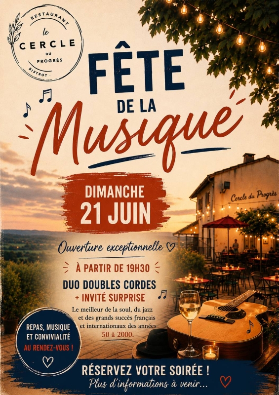Le Cercle du Progrès - Restaurant Saint-Martin-de-Pallières - Restaurant La Verdiere